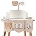 thumbnail image 3 of Wooden Teddy Bear High Chair Banner - Teddy Bear Birthday Cake Topper,1st Birthday Teddy Bear Decorations,Beary First Birthday Decor,Teddy Bear High Chair Banner for 1st Birthday, 3 of 4