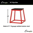 thumbnail image 3 of Champion Sports Welded Steel Plyo Box - 18" H, 3 of 6