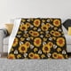thumbnail image 1 of Fotbe Sunflowers And Bww Manta de Franela con Estampado, Manta Ultrasuave para Cama, Sofá, Auto, Hipoalergénica y Antibolitas-80"x60", 1 of 6