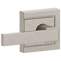 SCHLAGE F10 NBK 619 ULD Northbrook Lever with Upland Trim Hall and Closet Lock Satin Nickel