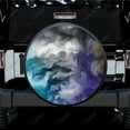 thumbnail image 1 of Motif de Fumée Dégradé Coloré Abstrait Polyester Roue de Rechange Universelle pour Remorque RV SUV Camion Campeur, 1 of 5