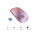thumbnail image 2 of 1 Set Ergonomic ABS Practical Computer Mouse Sensitive Smart Stay Desk Mouse for Desktop-Rose Gold Battery Operated, 2 of 3