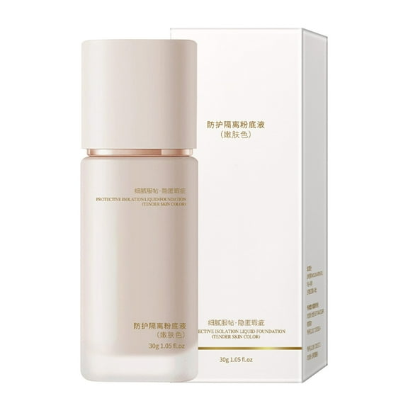Liquid Foundation, Moisturizing Oil Control Foundation Makeup, Long-Lasting Concealer Cover BB Cream Cream Skin-Improving Foundation for All Skin,Natural Colour