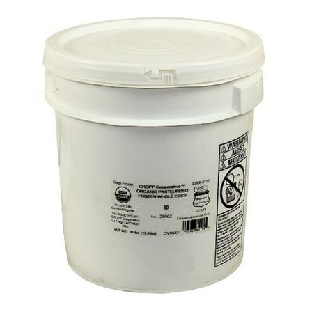Organic Valley Whole Plain Pasturized Egg, 30 Pound Pail -- 1 each