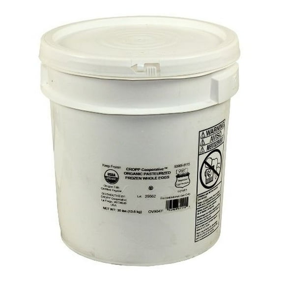 Organic Valley Whole Plain Pasturized Egg, 30 Pound Pail -- 1 each
