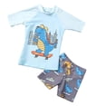 thumbnail image 4 of Summer Savings Clearance! Edvintorg 2-9Years Boy Swimmwear Toddler Kids Baby Boys Fashion Cute Dinosaur Print Swimming Trunks Swimming Cap 3Pcs Swimming Suit For Kids Boys, 4 of 4