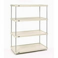 thumbnail image 1 of Nexel Industries 24486ZSP Solid Plastic 24 x 48 x 63 in. 4 Shelf Unit- Poly-Z-Brite, 1 of 1