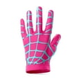 thumbnail image 2 of Pink Web "No Fly Zone" - Football Gloves for Youth and Adult - Ultra Grip Wide Receiver Gloves - Superior Support and Protection - Adult and Youth Sizes, 2 of 4