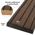 thumbnail image 3 of Americanflat 12x4 Picture Frame Challenge Coin Display Rows Military Stand Solid Collectible Holder - Walnut, 3 of 8