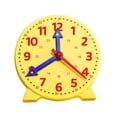 thumbnail image 2 of Yinanstore Learning Clock for Kids Convenient Basic Math Development Realistic Kids Table Clock Toy Telling Time for Children Homeschool Yellow, 2 of 8
