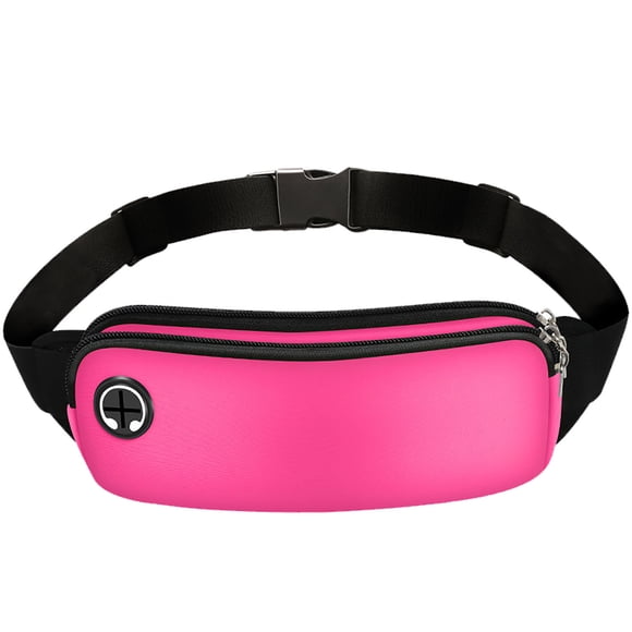 MORESEC Sports Multifunctional Belt Pack with Water Bottle Holder, Anti-Theft Phone Pouch for Outdoor Running and Hiking, Breathable Fitness Bag