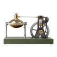 thumbnail image 5 of RETROL Vertical Transparent Cylinder Steam Engine with Boiler & Safety Valve for Science Experiment Education Display & Home Decoration, 5 of 5
