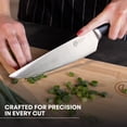 thumbnail image 2 of Cuchillo de Chef MasterChef 33 cm Acero Inoxidable de Alto Carbono, 2 of 7