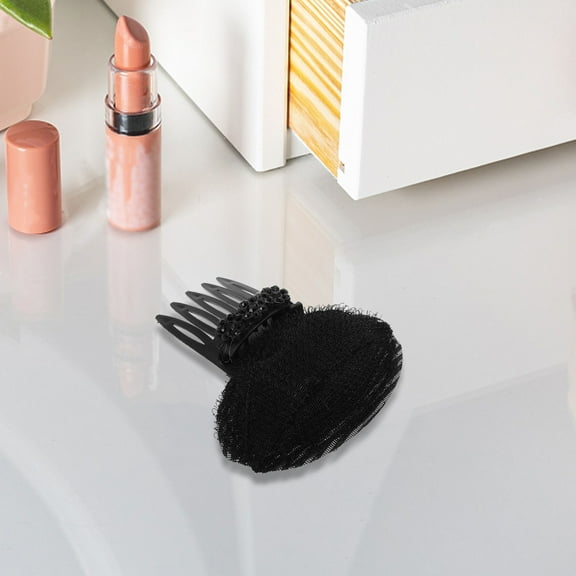 Soimiss Elegant Rhinestone Hair Comb For Women Flower Hair Pins With Flyaway Management 1Pcs