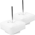 thumbnail image 4 of MIANGASTORE 2 Pcs Balloon Arch Base Ornament Birthday (White), 4 of 5