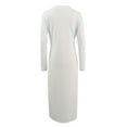 thumbnail image 5 of Breezora Women Solid Knit Long Cardigan Slim Fit Lightweight Cover Up Dress Versatile Layering Piece M Size White, 5 of 5