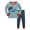 Green, variant on larppty Toddler Baby Boy Fall Winter Outfits Letter Crewneck Sweatshirt Casual Pants 2Pcs Clothes Set Fall Winter Set 2PC Long Sleeve Pajamas Set(Green,2-3 Years)