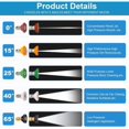thumbnail image 3 of Pressure Washer Gun with 360° Rotating Handle with 5 Water Nozzle Tips, Water Cleaner for Car Cleaning Kit (M22 14mm Hose Connector), 3 of 4