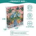 thumbnail image 3 of FORMRS 3 Ring Binder 1.5 inch with Pockets Set of 2 Clip Board 200 Sheets Capacity, Blue Flowers, 3 of 8