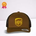 thumbnail image 2 of United Parcel Service Official Style Color Patch Adjustable snap Baseball Cap Hat Brown, 2 of 9