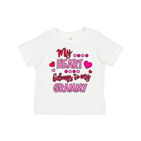 

Inktastic My Heart Belongs to my Grammy Boys or Girls Toddler T-Shirt