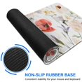 thumbnail image 6 of Long Mouse Pads for Desk,Pioneer Flower Floral Print Pattern Desk Mats on Top Of Desks, Desk Mouse Pad Extra Large with 3mm Non-Slip Base and Stitched Edge for Gaming,Office,Work,Home 31.5"x11.8", 6 of 6