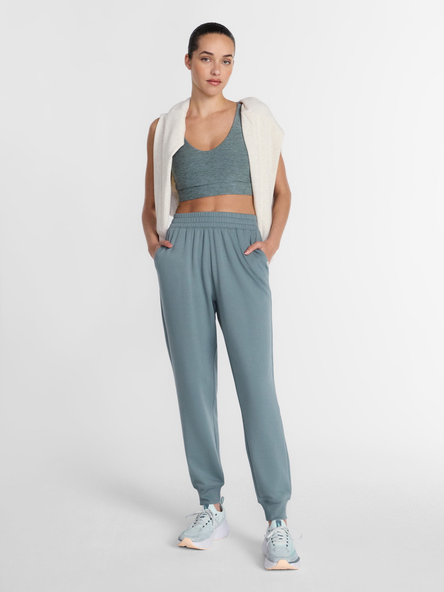 Athletic Works Women's and Women's Plus Super Soft Jogger Sweatpants, Sizes XS-4X
