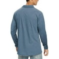 thumbnail image 4 of Iceglad Polo Shirts for Men Long Sleeve Soft Cotton Collared Shirt, 4 of 6