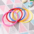 thumbnail image 2 of KAKOWELY Durable Plastic Toss Rings Set of 12 for Kids Playing with Excellent Size for Easy Storage,5.12"X5.12"X0.28", 2 of 4