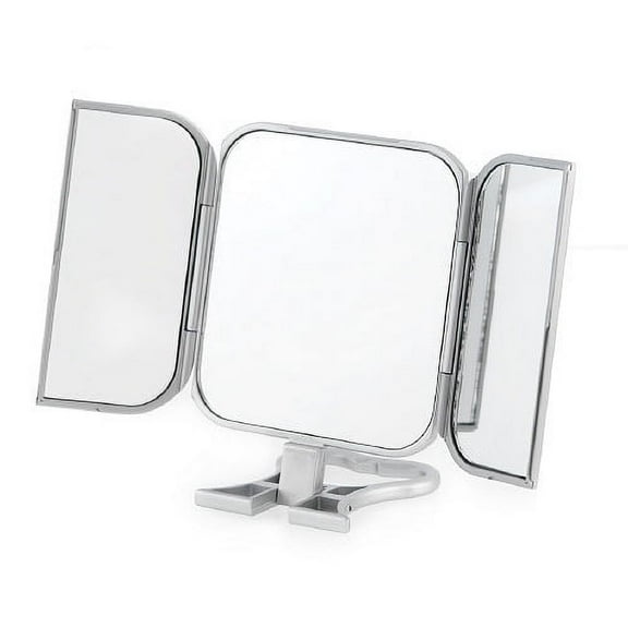 Danielle Debut 3-Way Mirror, Silver