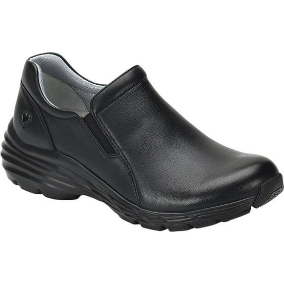 Women's Nurse Mates Dorin Slip On Black Leather 8.5 W