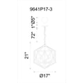 thumbnail image 2 of 3 Light Up Pendant with Black finish, 2 of 2