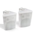 thumbnail image 1 of Altavoces exteriores Herdio de 13,3 cm con cable, resistentes al agua, 300 W, blancos, 1 of 7