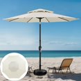 thumbnail image 1 of Yaheetech Parasol de Patio Extérieur 9 Pieds, Parasol de Table Extérieur avec Inclinaison à Bouton-Poussoir et Manivelle, Protection Solaire, Imperméable pour Jardin/terrasse/jardin/piscine, 1 of 8