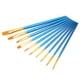 thumbnail image 1 of Juego de 10 pinceles de nailon para pintar con el pelo para niños, kit de pinceles de acuarela para manualidades y arte, 1 of 8