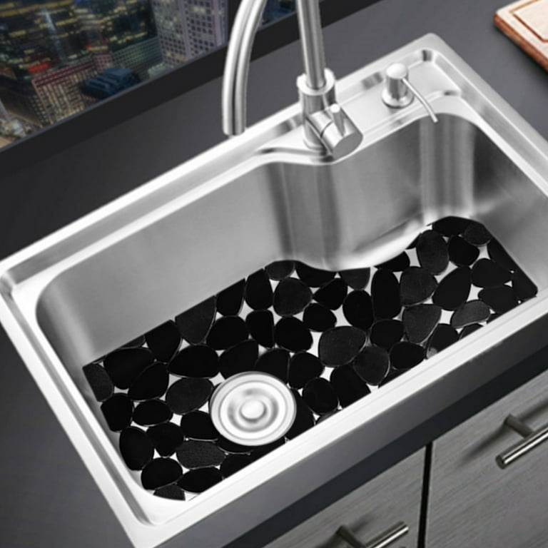2-Pack Kitchen Sink Mat: PVC Eco-Friendly Adjustable Sink Protector, Sink  liner Pad