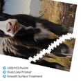 thumbnail image 3 of Rateoe Cute Prairie Cow Pattern Wooden Picture Puzzle ,1000 Piece Jigsaw Puzzle ,Family Fun Puzzle, Home Décor Puzzle, Gift Puzzle(Vertical style), 3 of 9