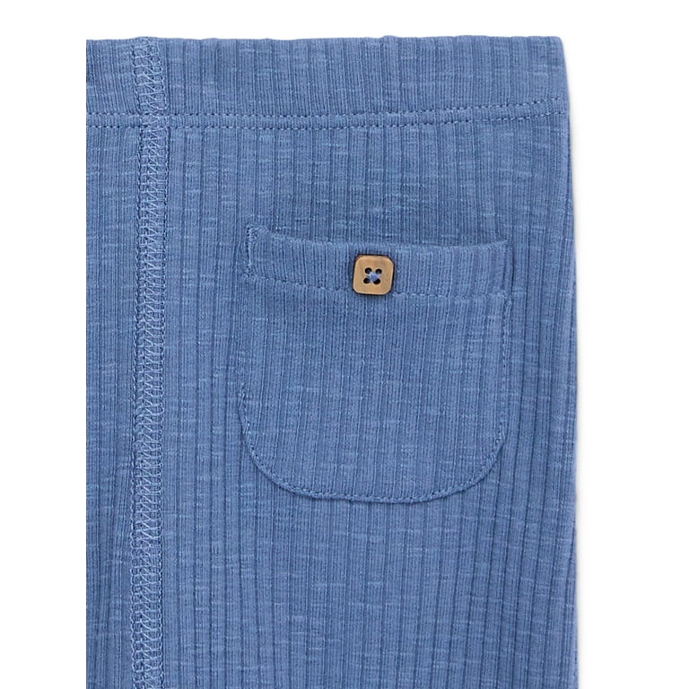 Ribbed Pocket Navy Footie Ribbed Pocket Navy Footie