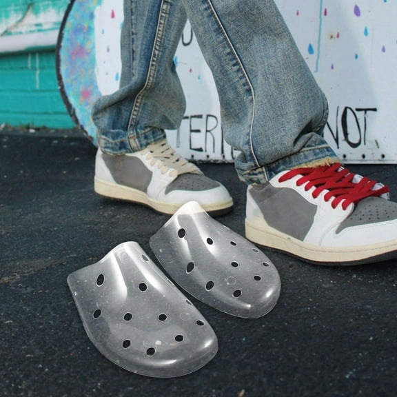 WHAMVOX Transparent Shoe Shapers for Men and Women Support Tool to Maintain Shape Non-deformation PP