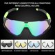 thumbnail image 4 of Sports Polarized Sunglasses - Outdoor Cycling Goggles Glasses for Men and Women Cycling Baseball Fishing Glasses Green & Black -, 4 of 4