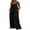 Black, variant on Douhoow Women's Wide Leg Jumpsuit Plus Size Romper Summer Casual Loose Overalls S-XXL