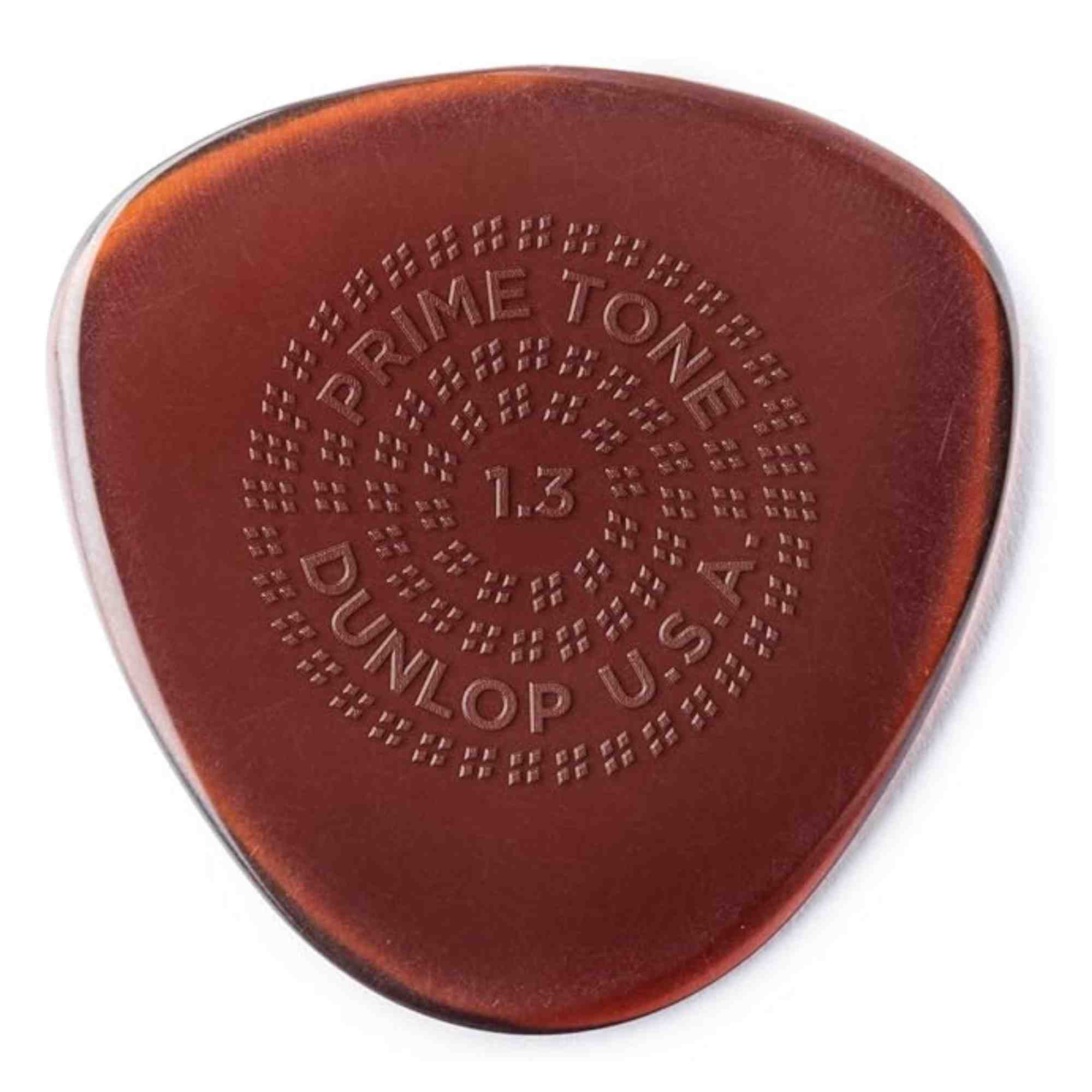 Dunlop Primetone Semi-Round Grip Guitar Pick - 1.30mm Gauge - 12 Pack