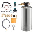 thumbnail image 1 of KFFKFF RV Water Softener, 16,000 Grain, Portable Water Softener with NPT 3/4" Fittings, Food-Grade Resin, Stainless Steel, Quick Connect, for RVs, Trailers, 1 of 9