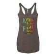 thumbnail image 2 of Wild Bobby, Jesus Is The Way John 14:6 Bible Verse, Inspirational/Christian, Women Tri-Blend Racerback Tank Top, Brown, Small, 2 of 3