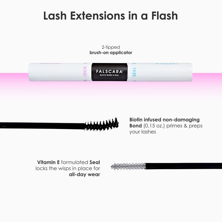 Falscara False Lash Clusters Bond & Seal Adhesive, Double-Sided photo 4