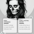 thumbnail image 4 of HHBEAUTY Black White Face Body Paint Cream,Water Based Cream Face Paint for Clown Zombie Vampire Skeleton Makeup,Halloween SFX Makeup Face Painting Kit, 4 of 9