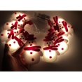 thumbnail image 4 of Guirnalda de luces Led YONGSHENG muñeco de nieve 3m 20 Led Decoración navideña para el hogar, 4 of 5