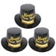 thumbnail image 1 of 3 piezas de decoraciones para fiesta de Nochevieja. Sombreros de copa negros y dorados, ligeros y portátiles, ideales para celebraciones y fiestas., 1 of 5