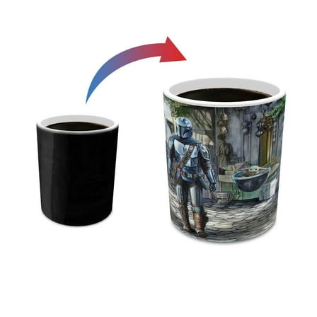 Star Wars (The Mandalorian - A Welcome Sight) Morphing Mugs® Heat-Sensitive Mug