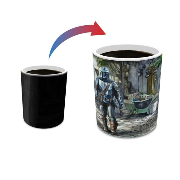 Star Wars (The Mandalorian - A Welcome Sight) Morphing Mugs® Heat-Sensitive Mug